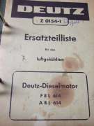 Spare Parts List Diesel Engine (DEUTZ F8L/A8L 614)