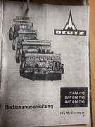 Operation Instructions (DEUTZ B/F4/6/8M 716)