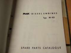 Spare Parts List (MAK M 451)