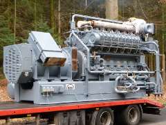 Engine with Generator, MAN 12V 20/27