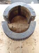 Spur-Wheel on Crankshaft with Fitting Screw and Castellated Nut