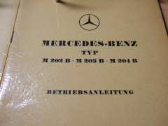 Operation Instructions (MERCEDES-BENZ M 202/203/204 B)