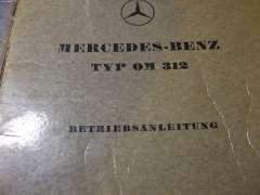 Operation Instructions (MERCEDES-BENZ OM 312)