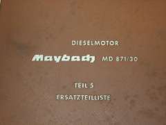 MAYBACH Spare Parts List (MAYBACH MD 871/30)