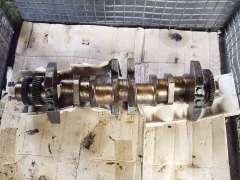 Crankshaft, with Counter Weights and Spur Gears