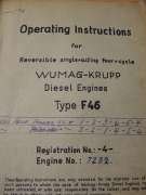 Operation Instructions (WUMAG-KRUPP F46)