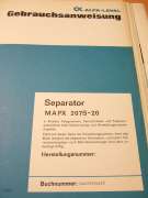 Manual (Alfa-Laval Separator MA PX 207S-20)