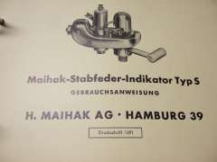 Manual (Maihak-Stabfeder-Indikator Typ S)