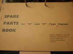 Spare Parts List (RUSSELL NEWBERY &amp; CO. LTD. "E" and "F" Type Engines)