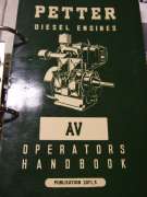 Operation Instructions (PETTER AV)